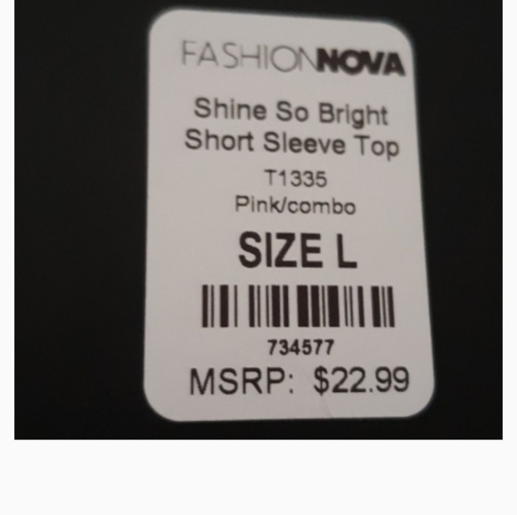 NWT Ann Taylor fashion Nova shine so bright top - Picture 4 of 4